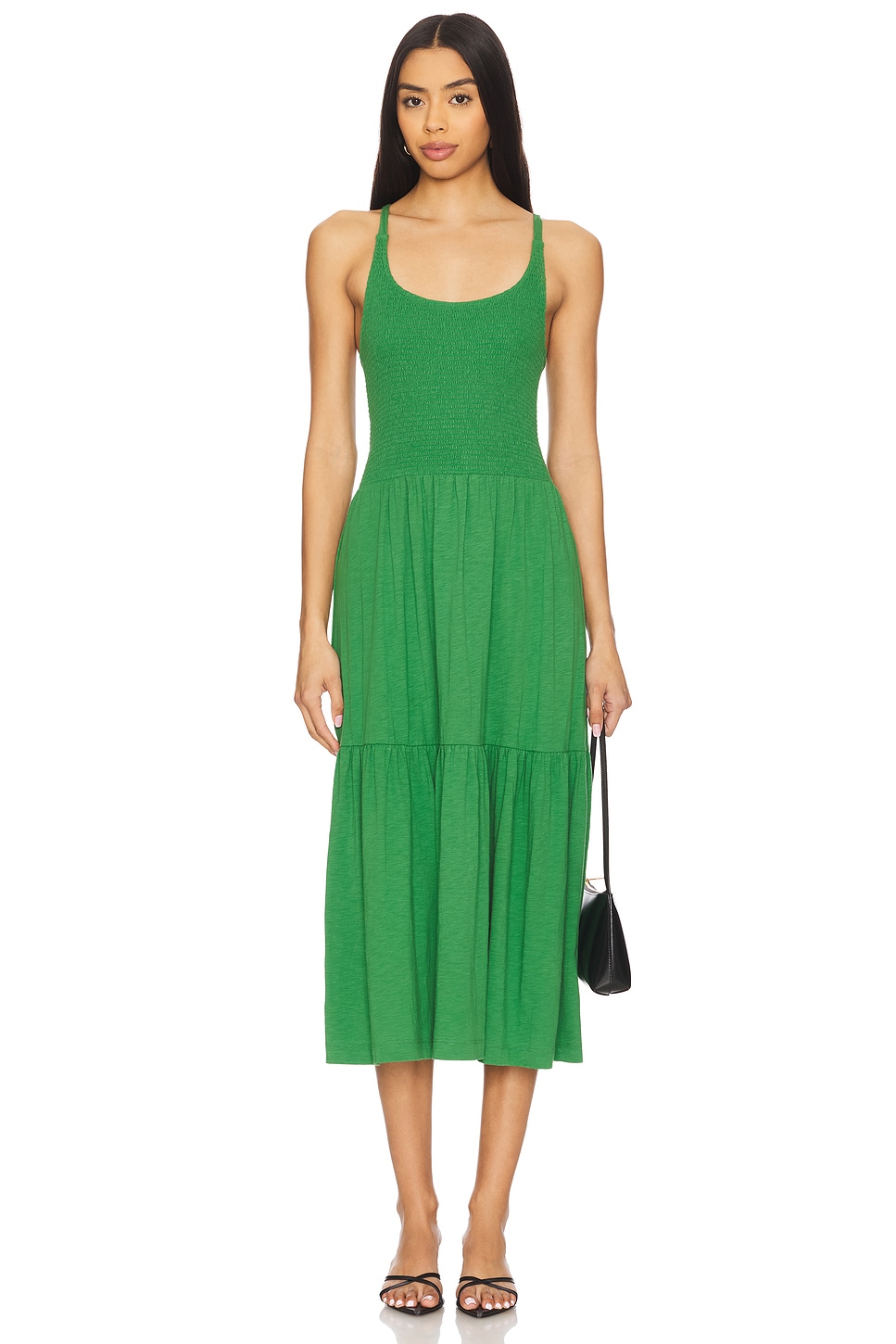 Nation LTD Penelope Cross Back Midi Dress