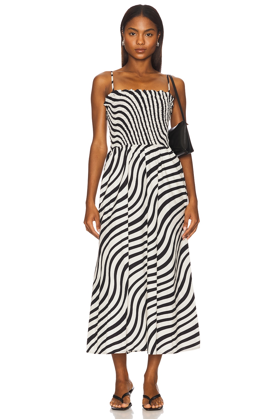 Nation Los Angeles Sibelle Smocked Dress in Swirl Print | REVOLVE