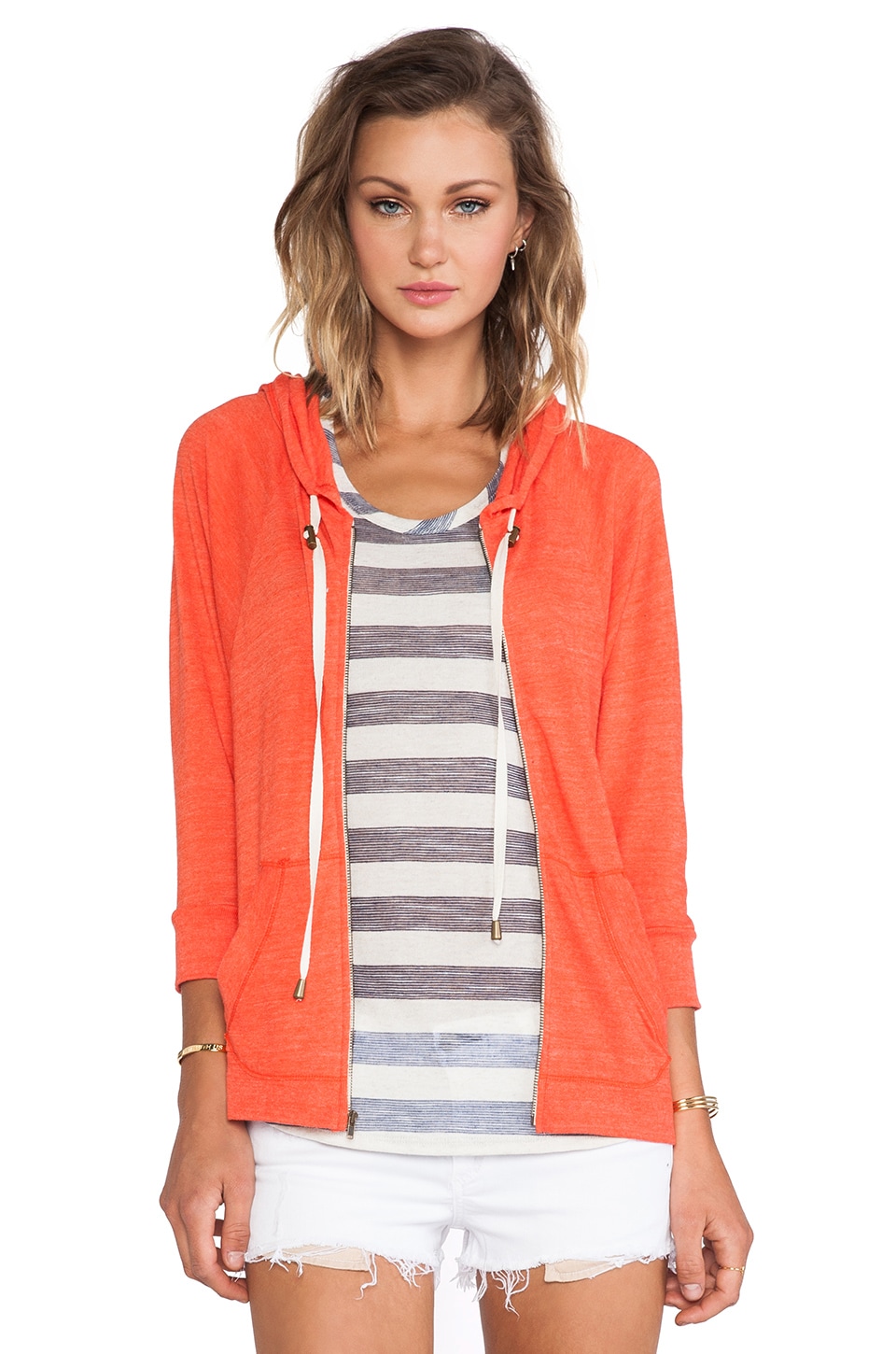 Nation LTD Queensland Hoodie in Cherry 