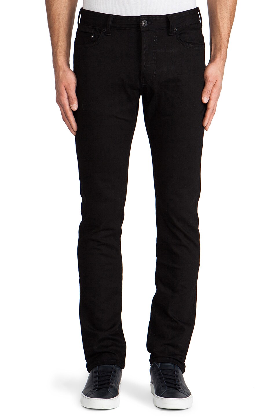 Natural Selection Denim Taper in Black 
