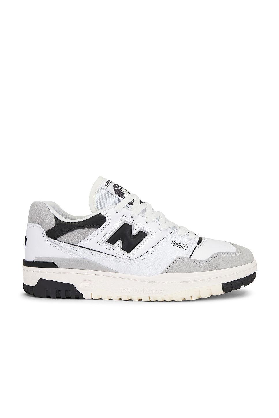 New Balance 550 Sneakers in White & Black | REVOLVE