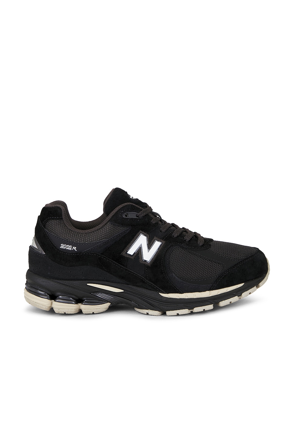 New Balance 2002r Sneaker in Black & Timberwolf | REVOLVE