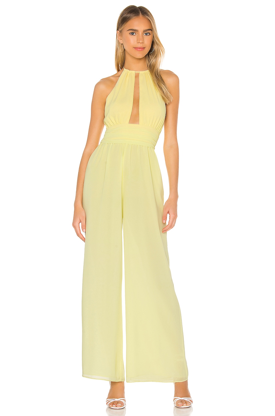 NBD Indira Jumpsuit in Pastel Yellow REVOLVE