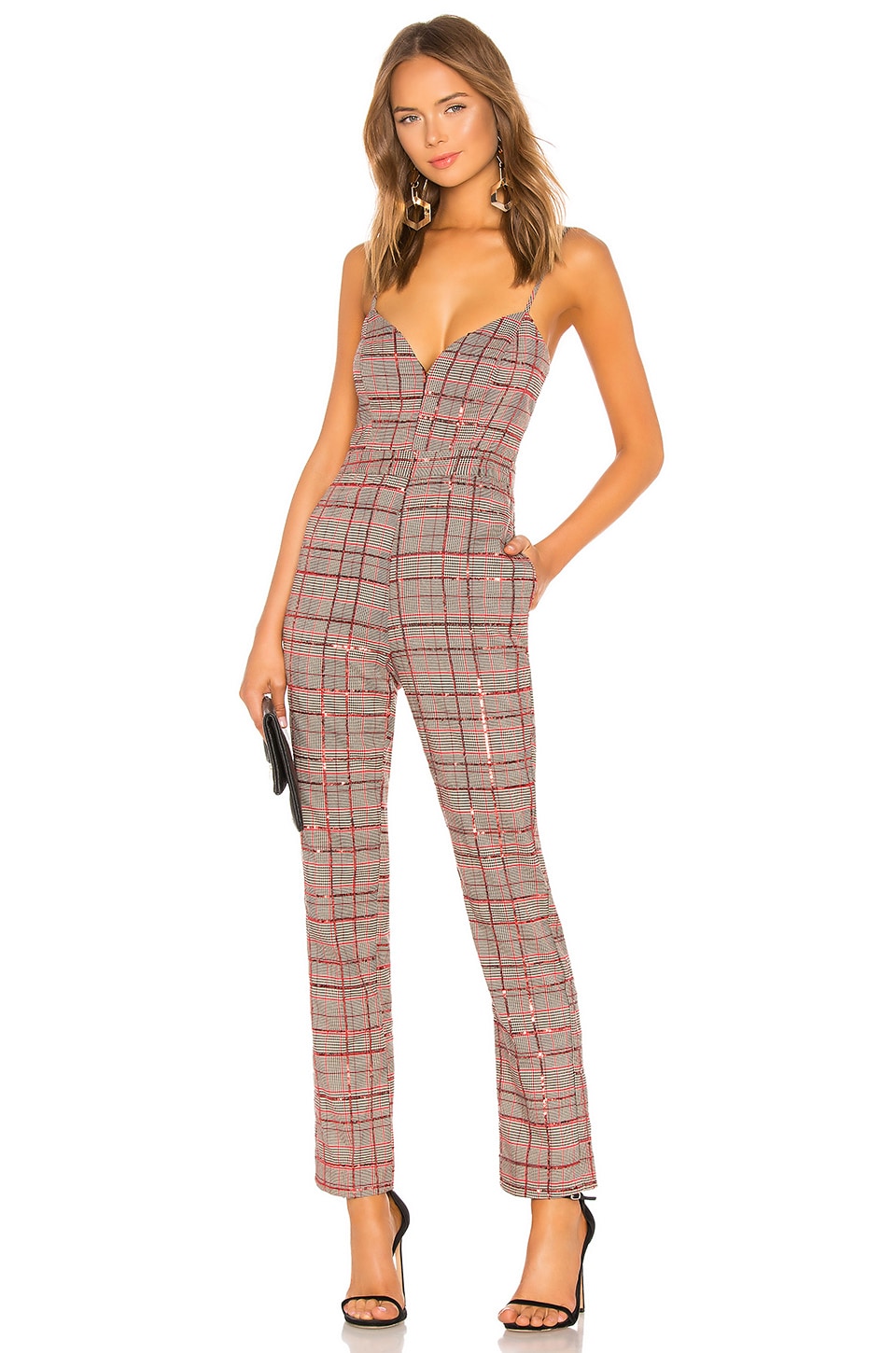 DALIA - Vegas Jumpsuit - Red