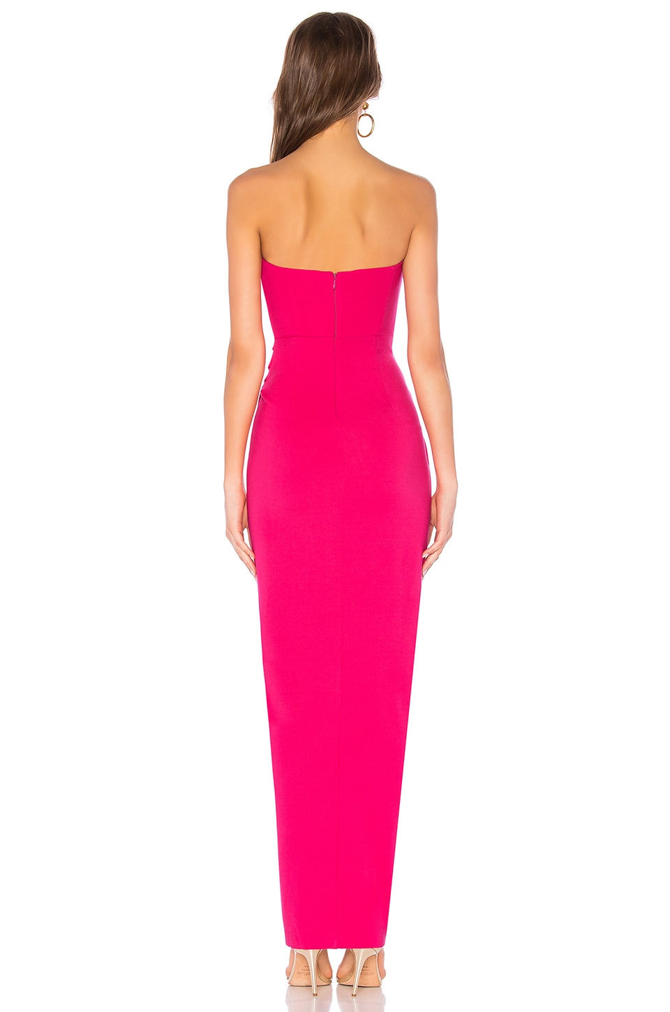 Shop Nbd Lucilda Gown In Hot Pink