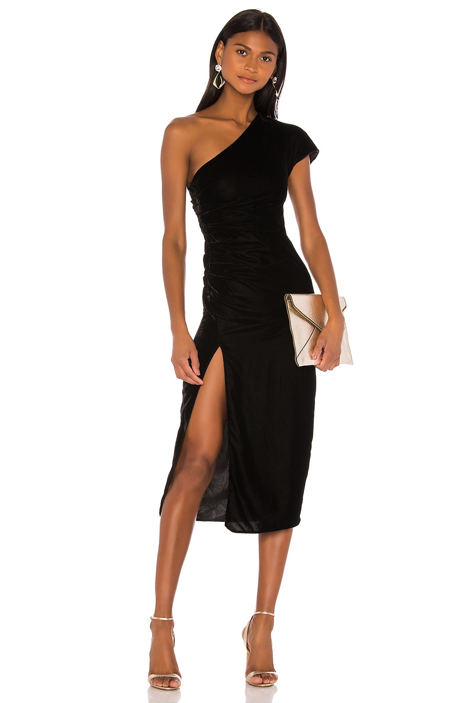 NBD Selene Midi Dress in Black | REVOLVE