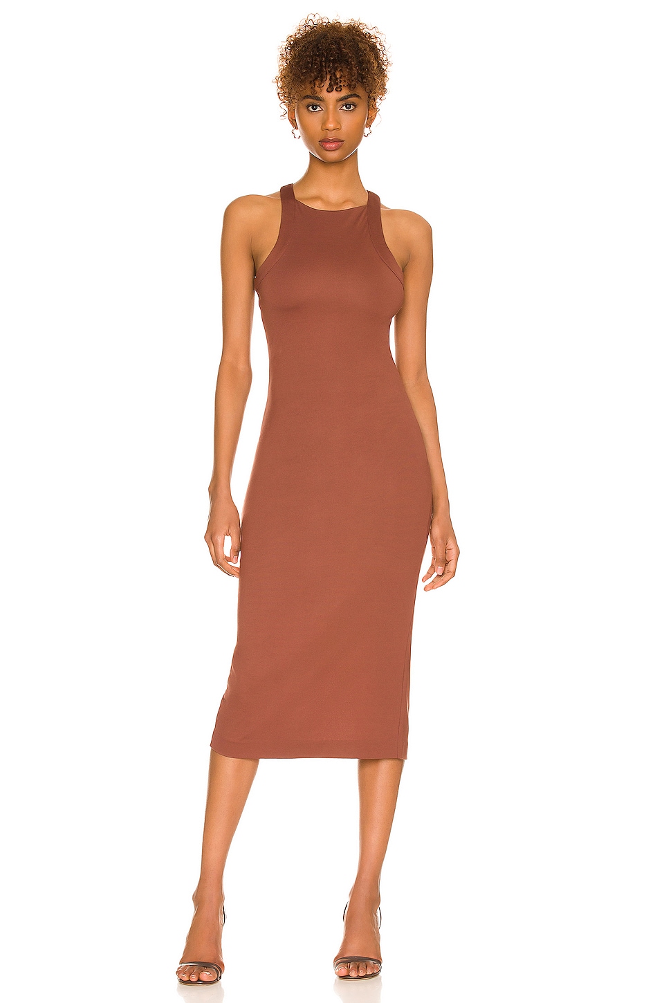 brown dress revolve