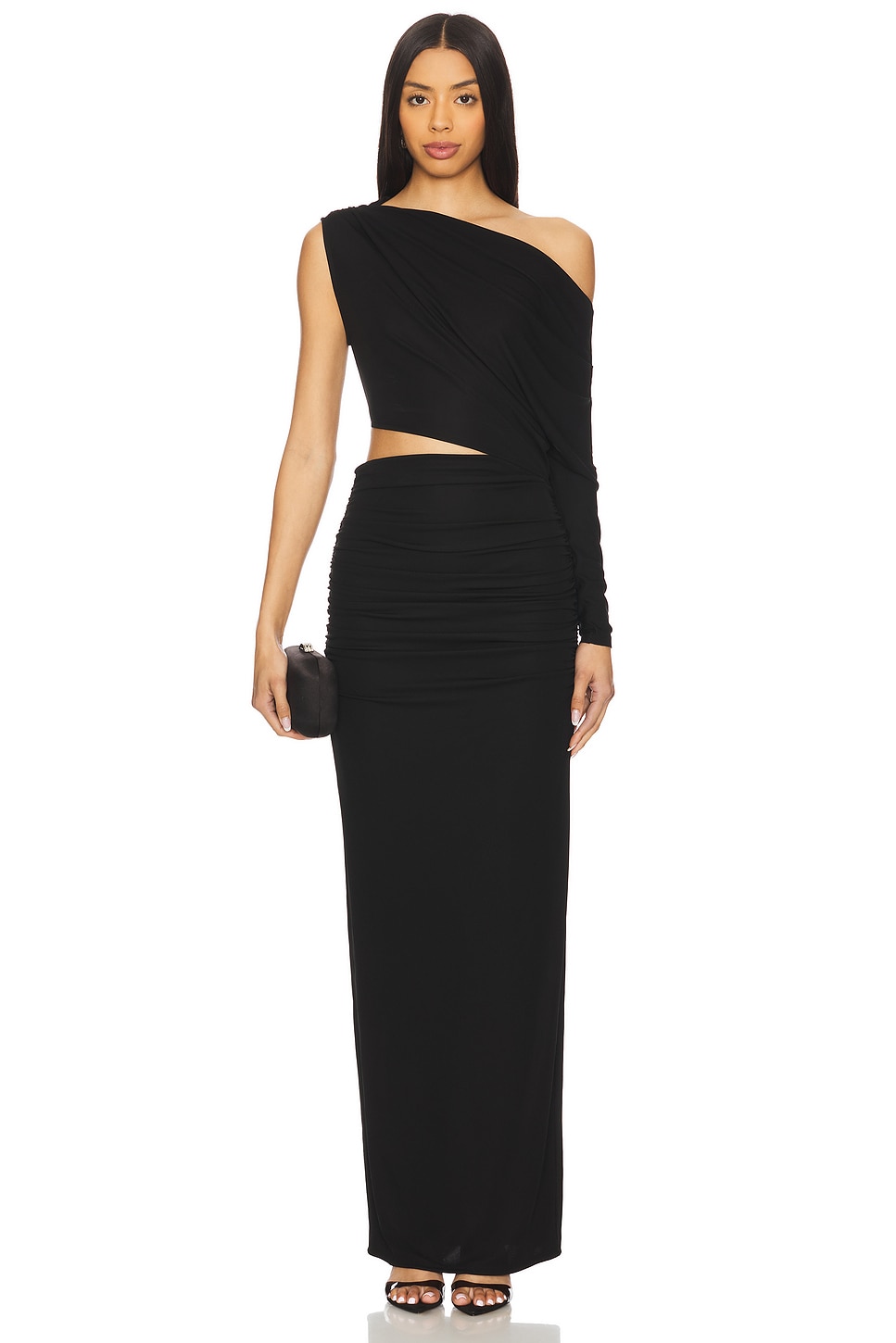 Yahaira Maxi Dress in Black View 1 of 4