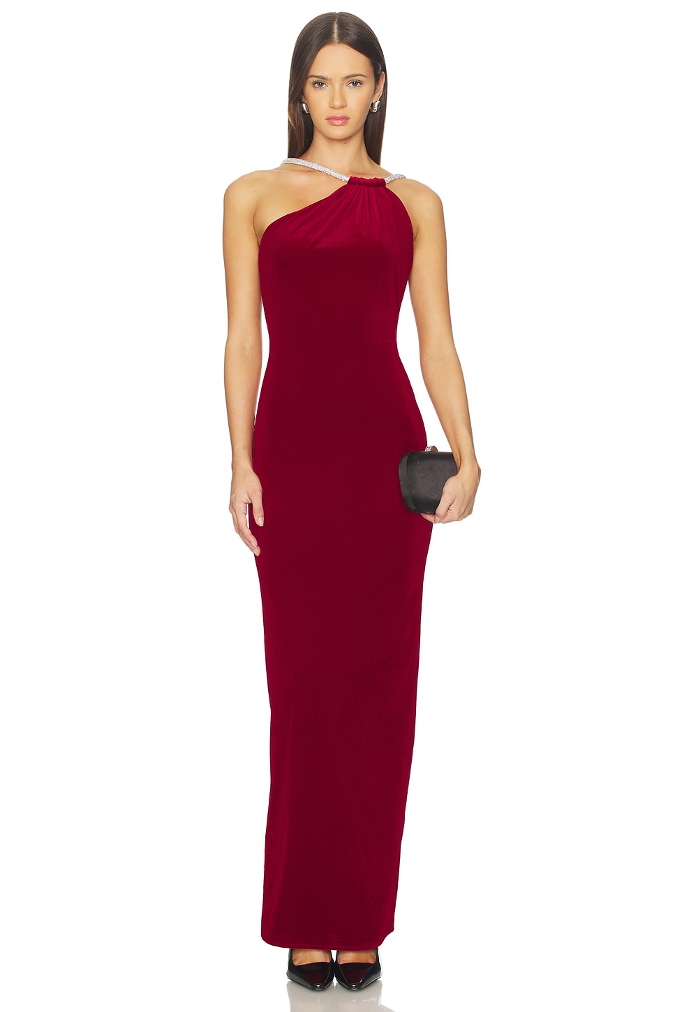 juna maxi dress Juna Mesh Maxi Dress in Black Mini Dot Isalis