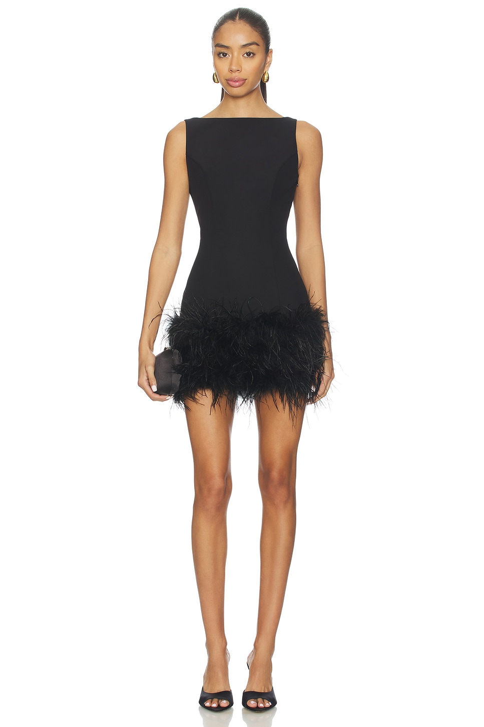 Fauzia Mini Dress in Black View 1 of 3