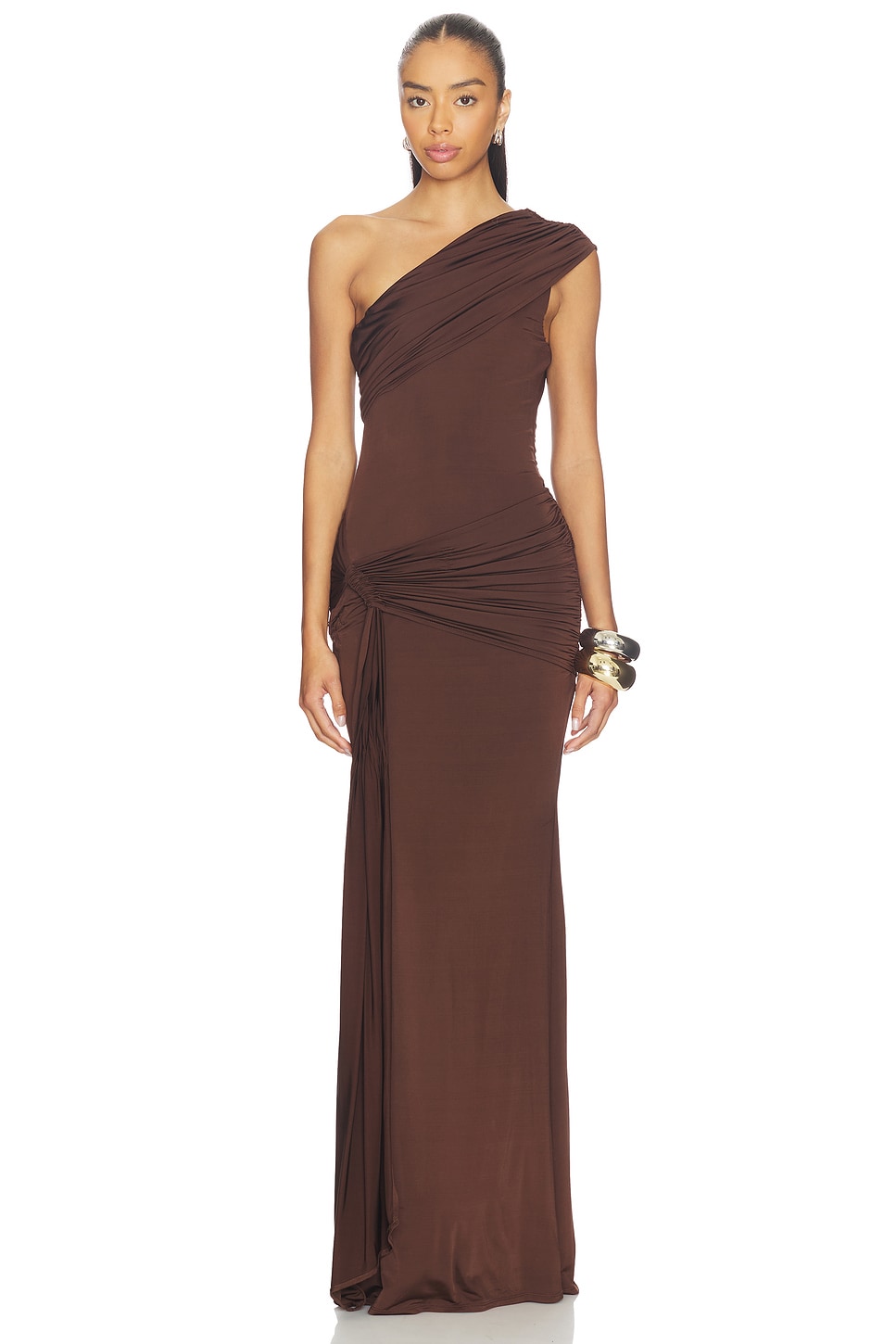 yahaira maxi dress in dark brown nbd NBD - Rani Gown