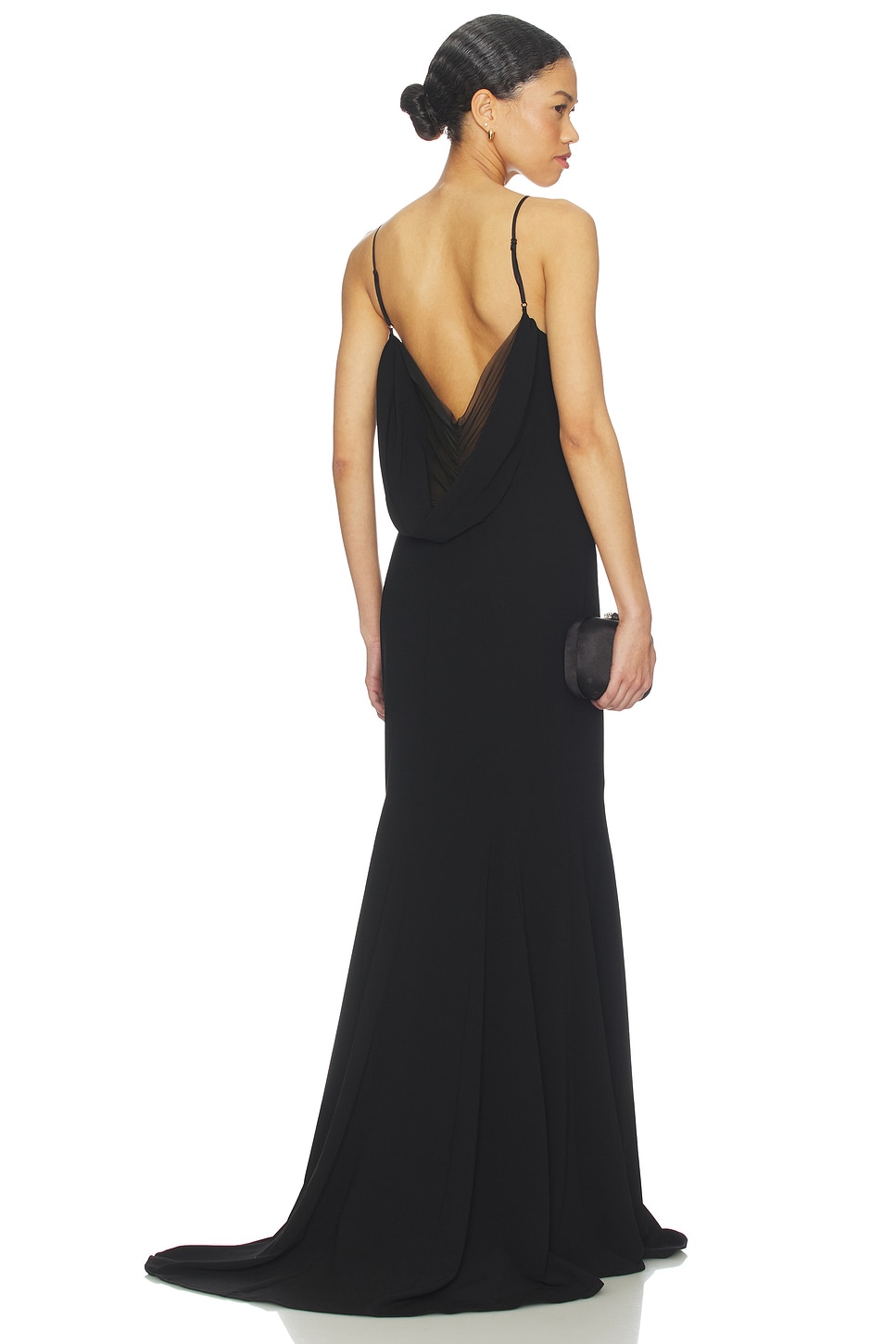 plus size a line prom dresses A-Line Tulle Off The Shoulder Plus Size Dress With Slit in Black