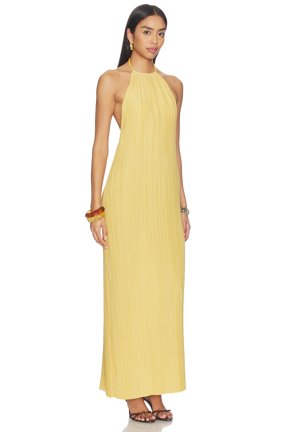 NBD Kusum Maxi Dress in Golden Yellow | REVOLVE