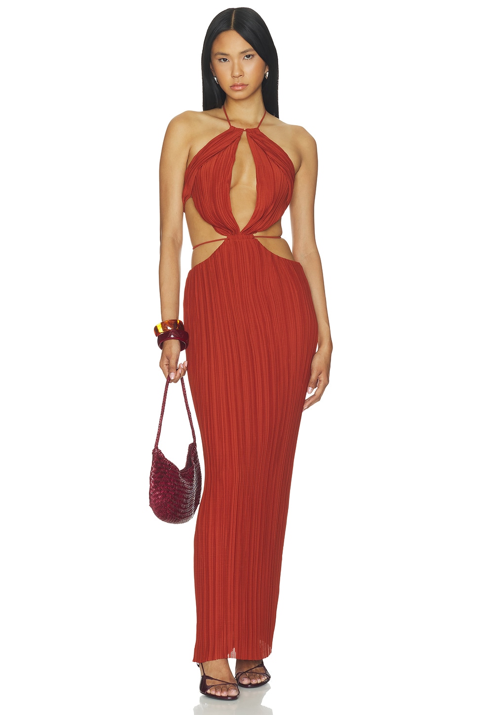 Suhani Gown in Rust View 1 of 4