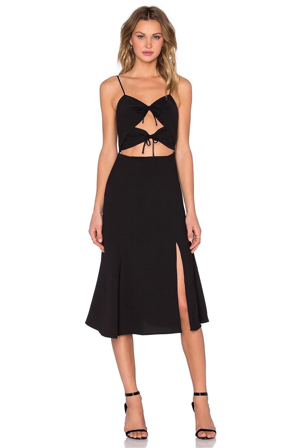 NBD Tie Me Down Dress in Black REVOLVE