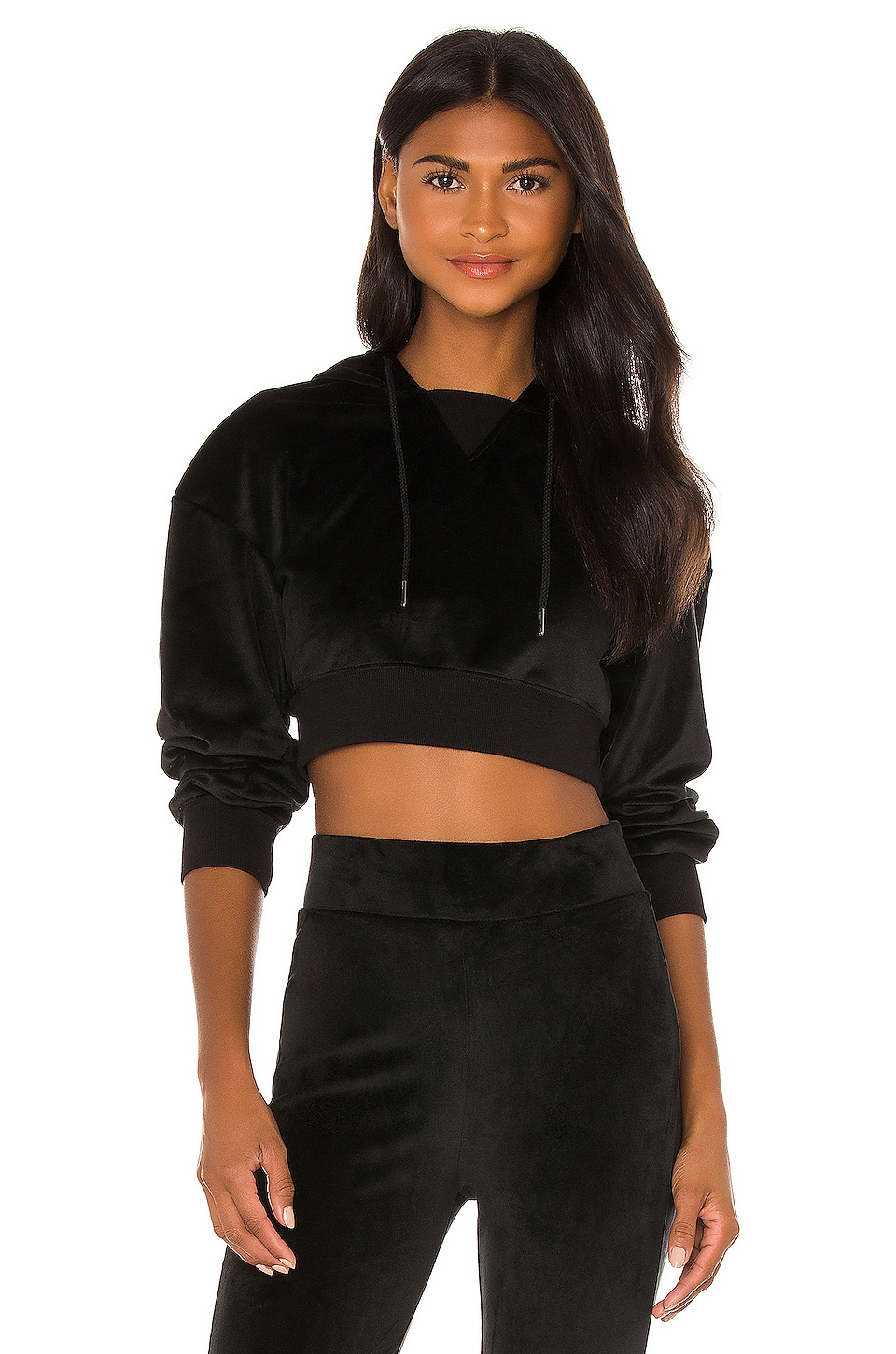 NBD Crop Hoodie in Black | REVOLVE