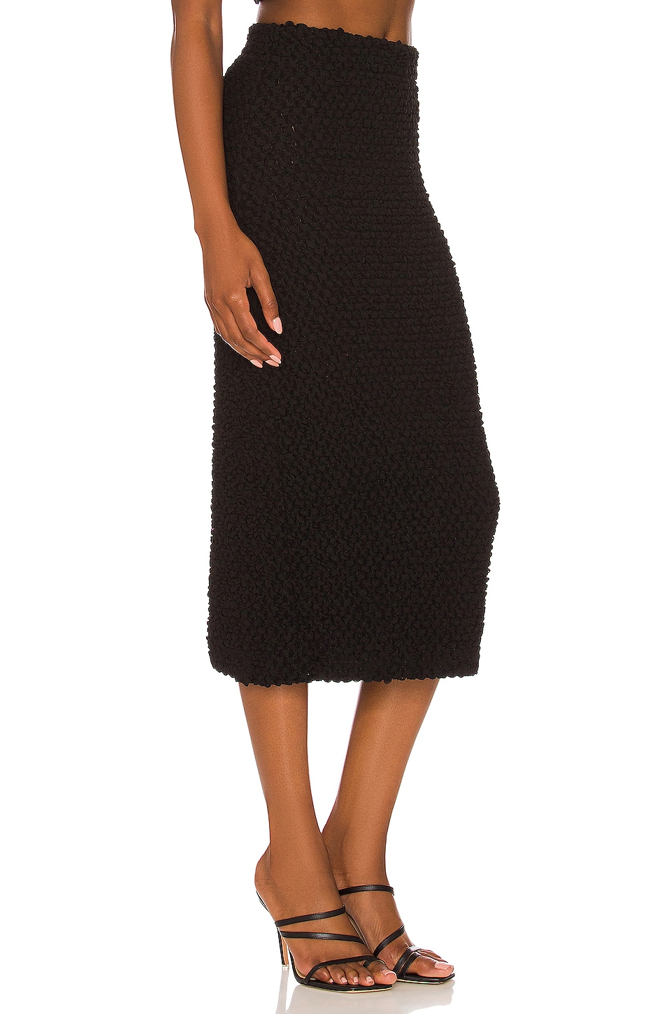 NBD Shonda Midi Skirt in Black