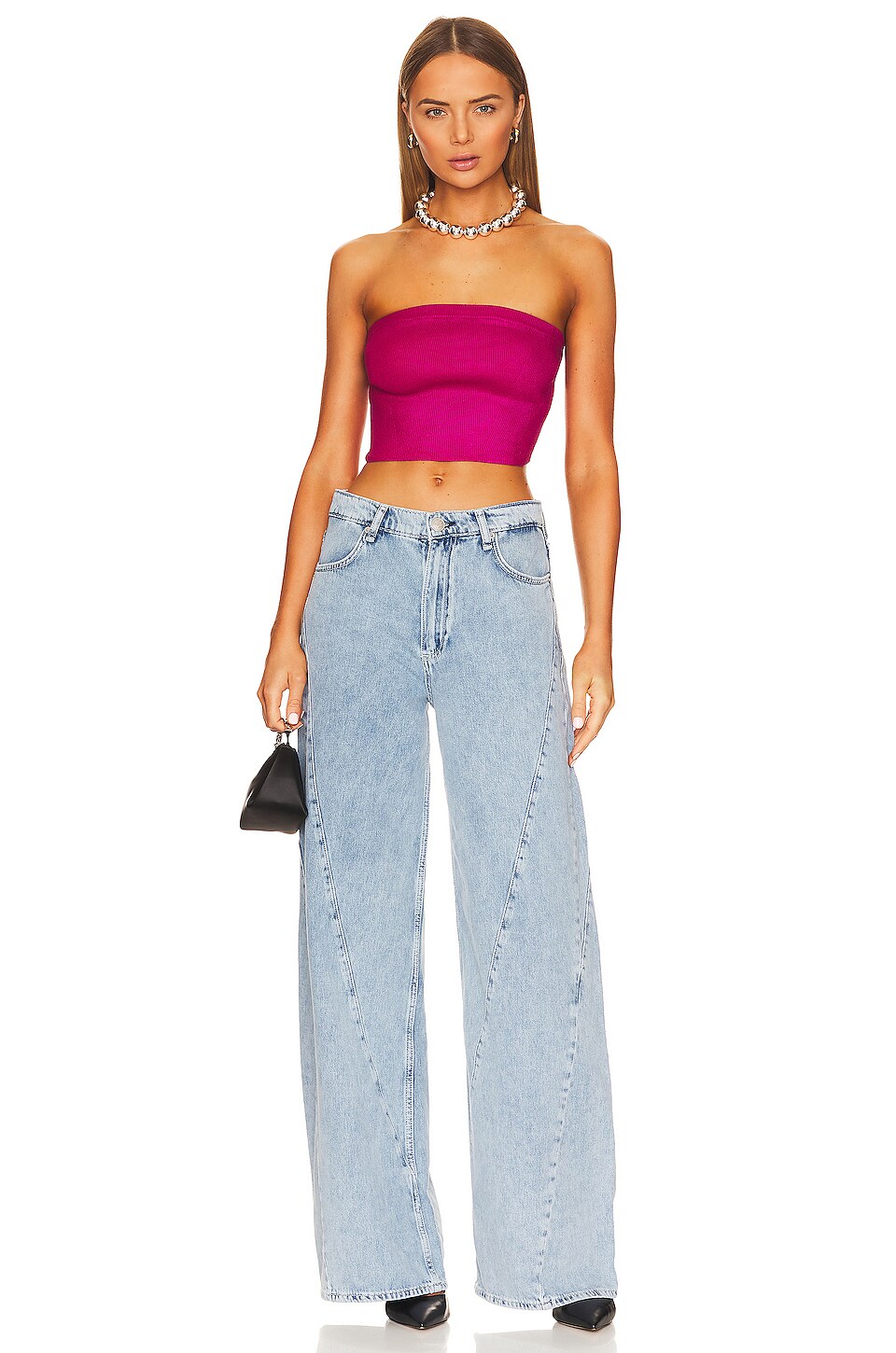 Metallic Coated Tube Top