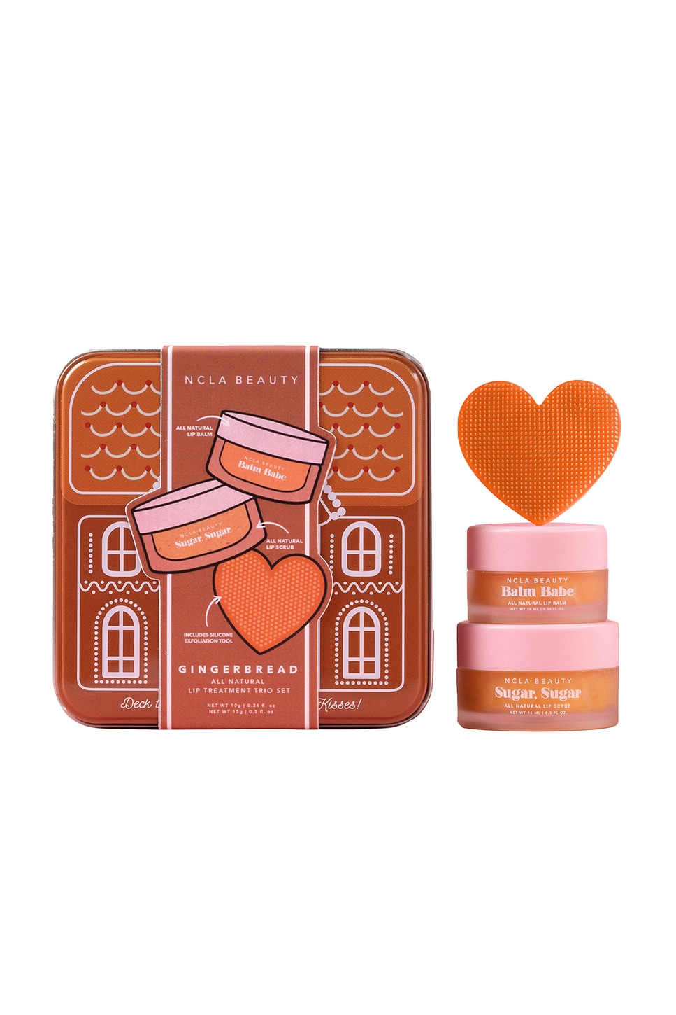 NCLA Gingerbread Lip Treatment Trio Gift Set in Gingerbread | REVOLVE