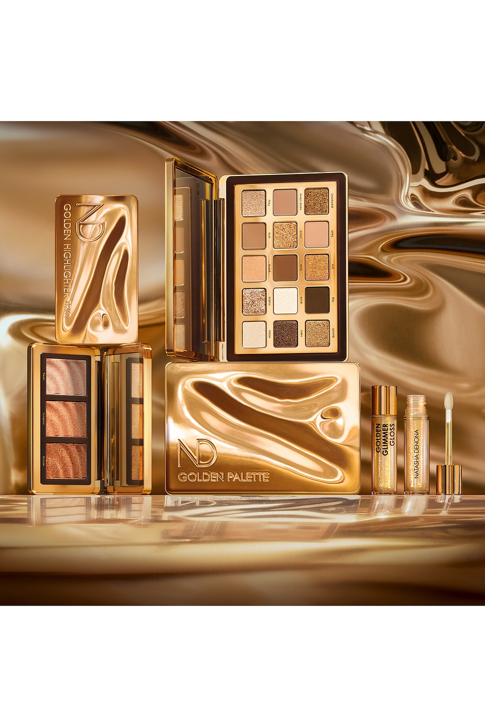 Golden Eyeshadow Palette - thumbnail 3