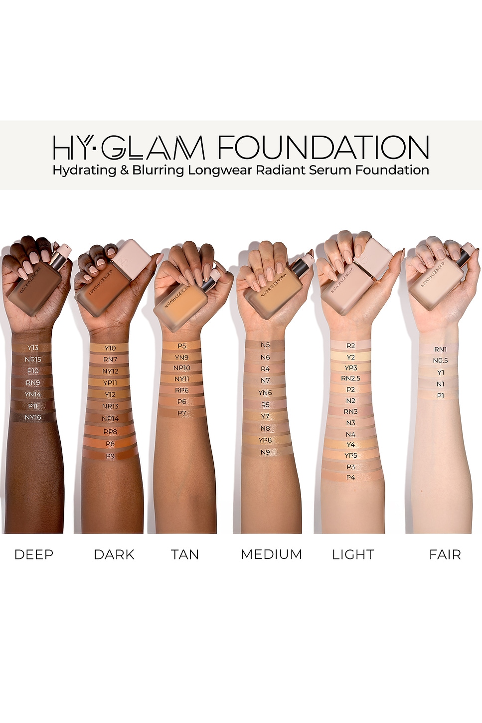NATASHA DENONA リキッドファンデーション Natasha Denona HY-GLAM Foundation in R4 | REVOLVE