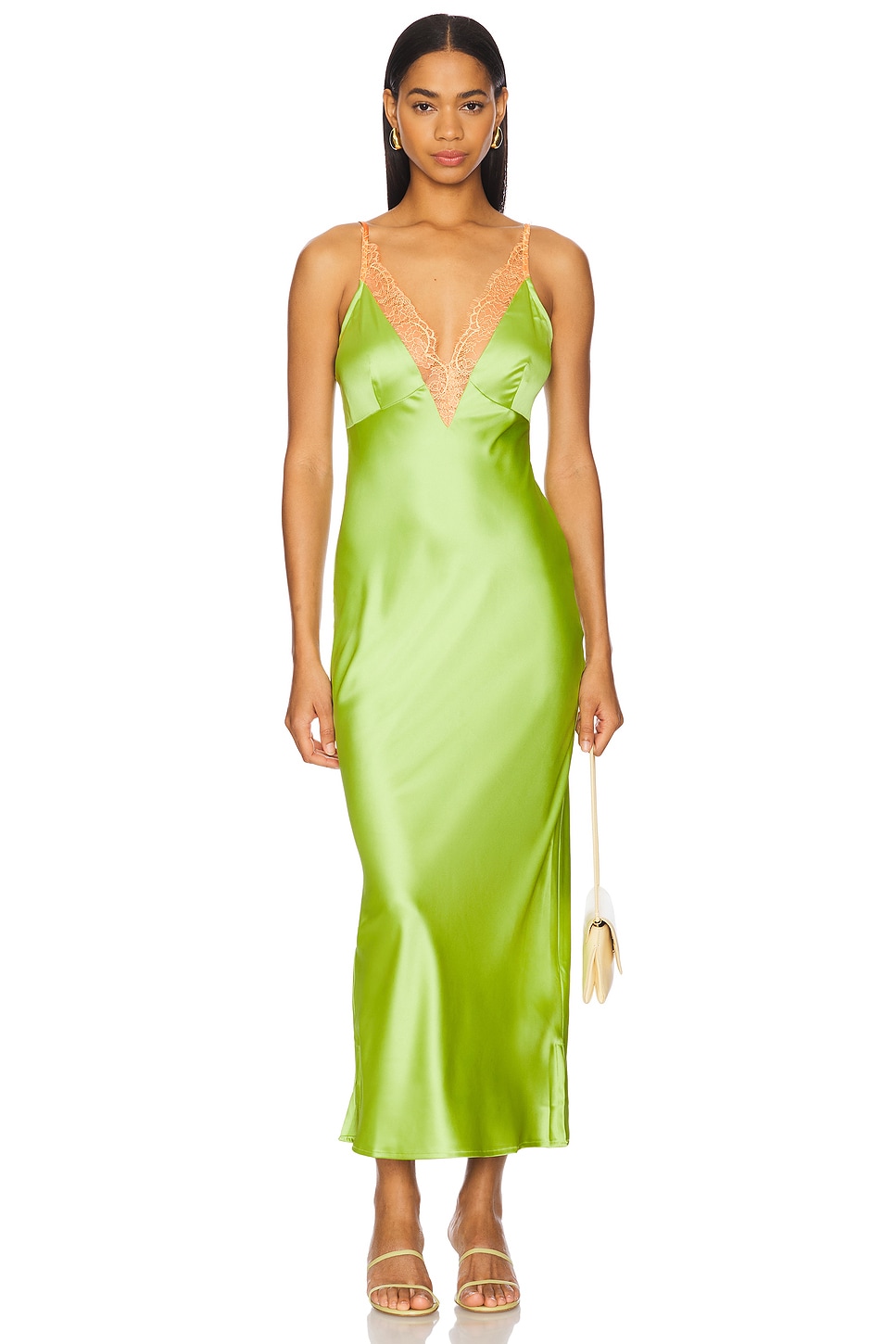Never Fully Dressed Cateana Dress in Lime | REVOLVE