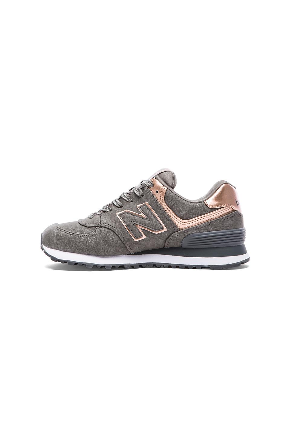 new balance 574 precious metal