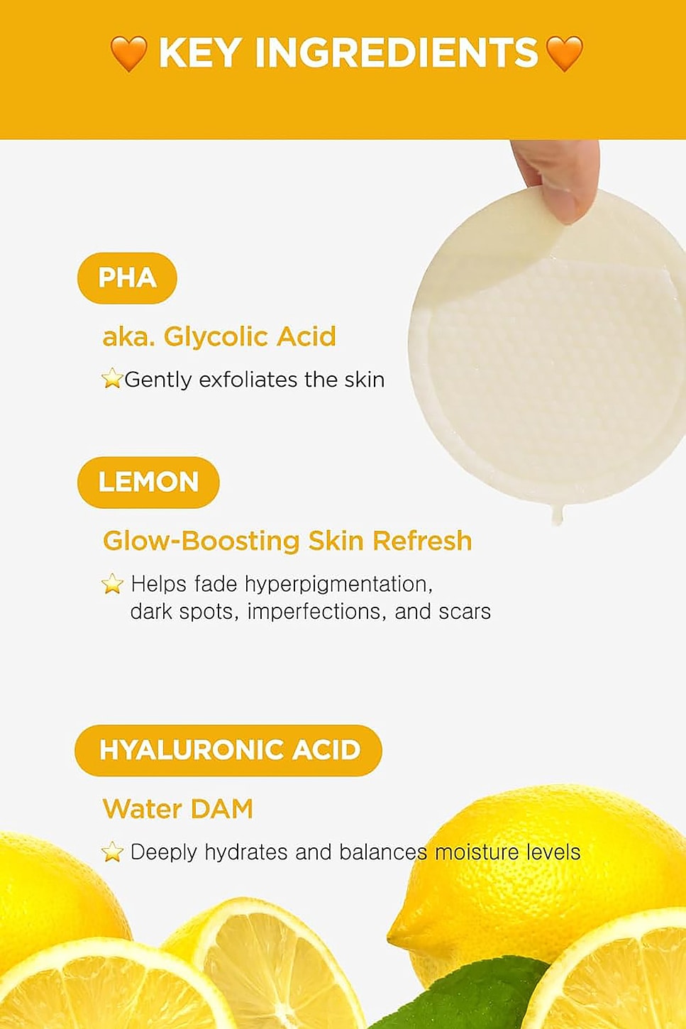 Lemon Gauze Peeling Pads - thumbnail 3