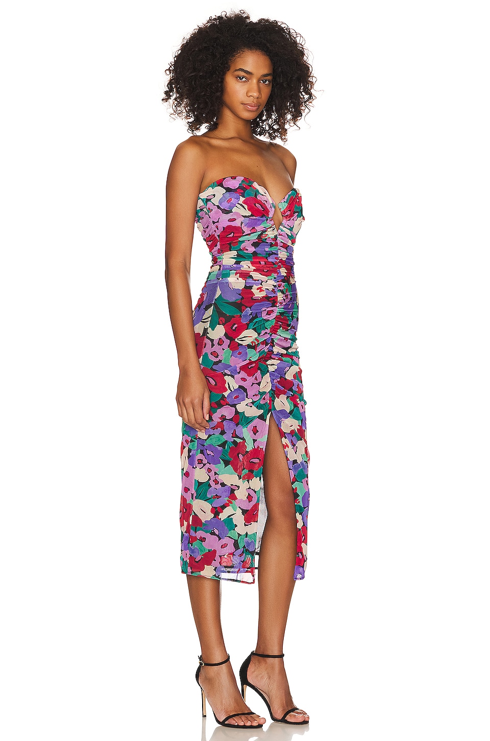 NICHOLAS SORIN ダイヤモンドカットアウトミディドレス