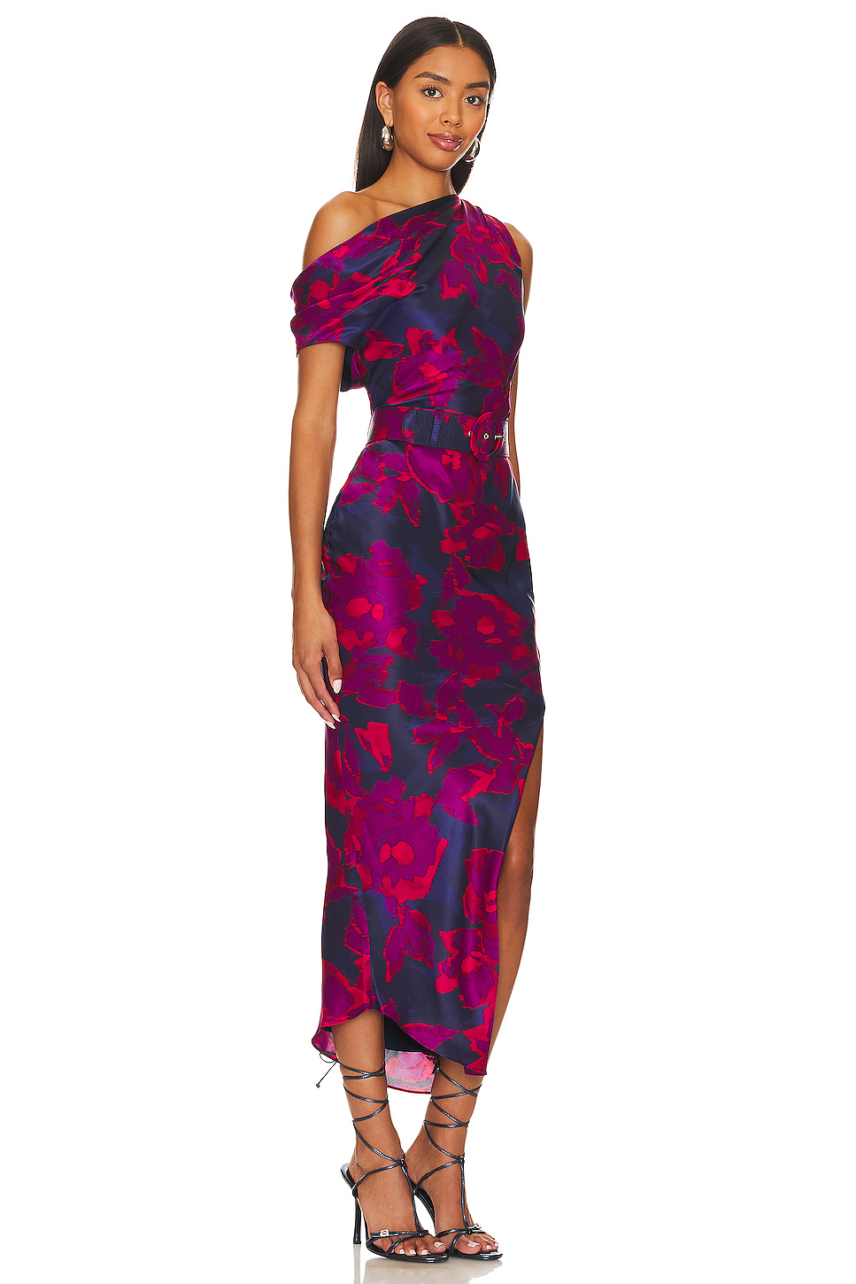 Calantha Off Shoulder Midi Dress - thumbnail 3