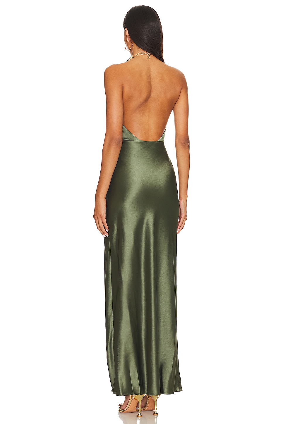 Edyth Keyhole Necklace Gown