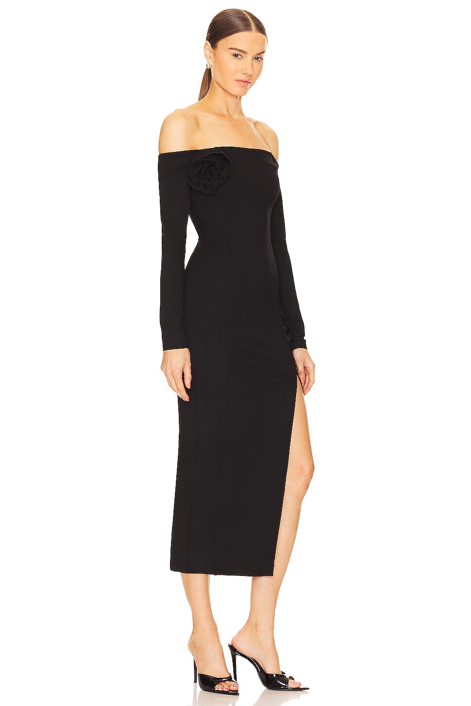 brown long sleeve dress Halterneck – Styledup.co.uk 1950s Black Silk Dress YGROUP_whitney Size:16x20 Unframed Poster Print