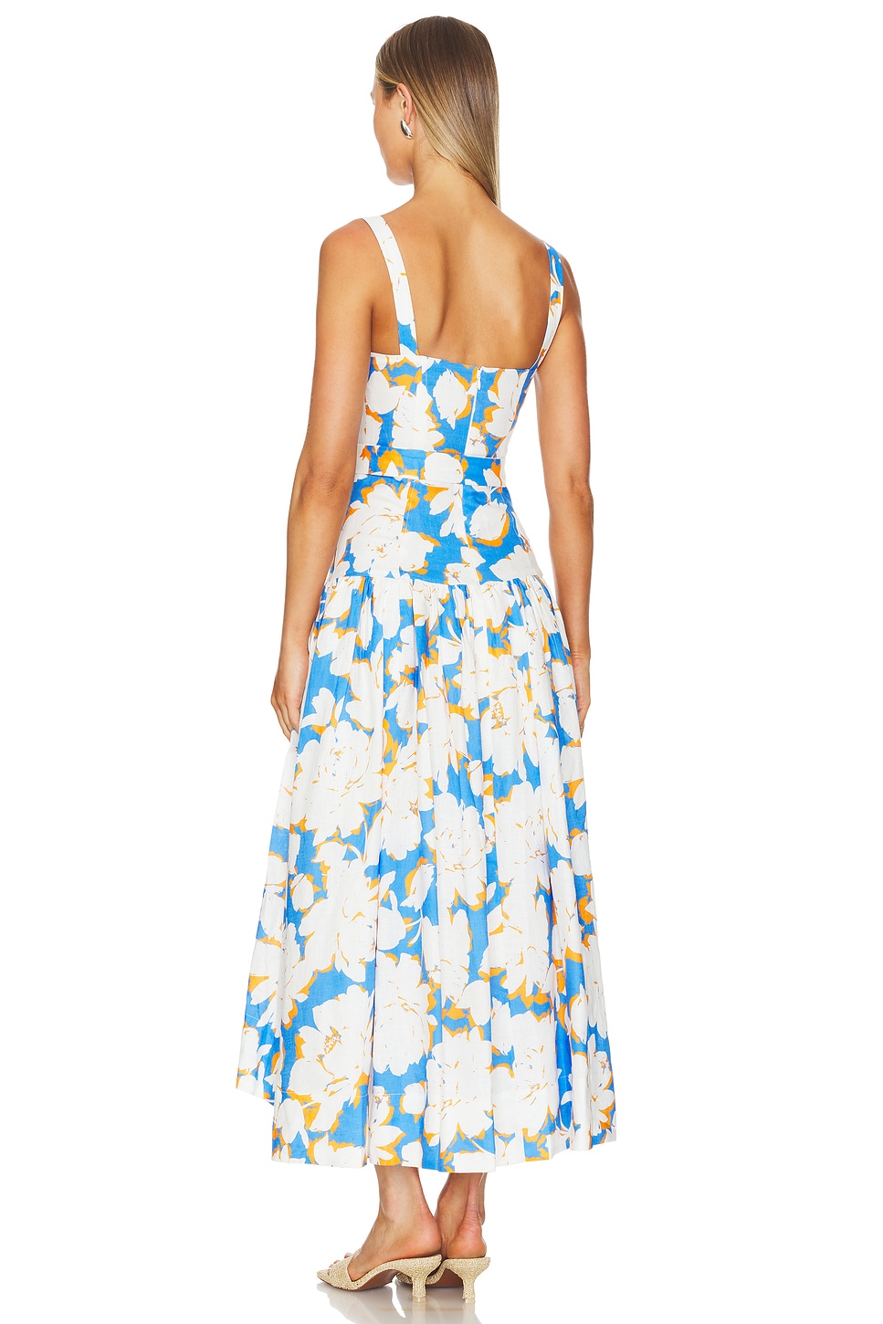 nicholas drenica drop waist corset midi dress NICHOLAS - Drenica Drop Waist Corset Midi Dress