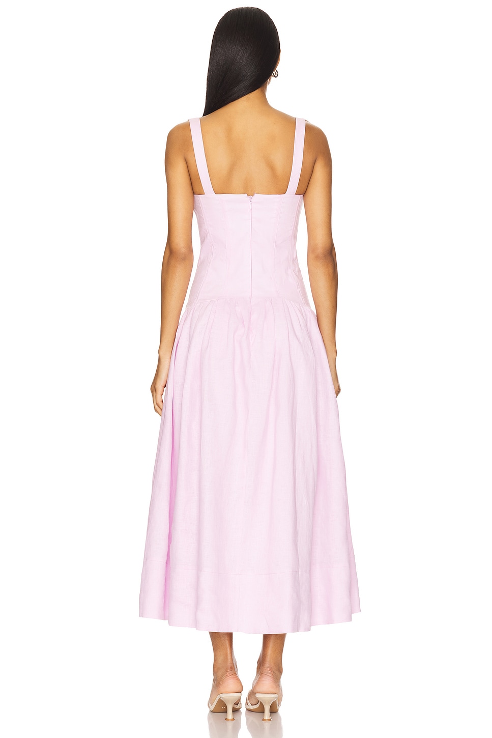 X Revolve Makenna Corset Midi Dress