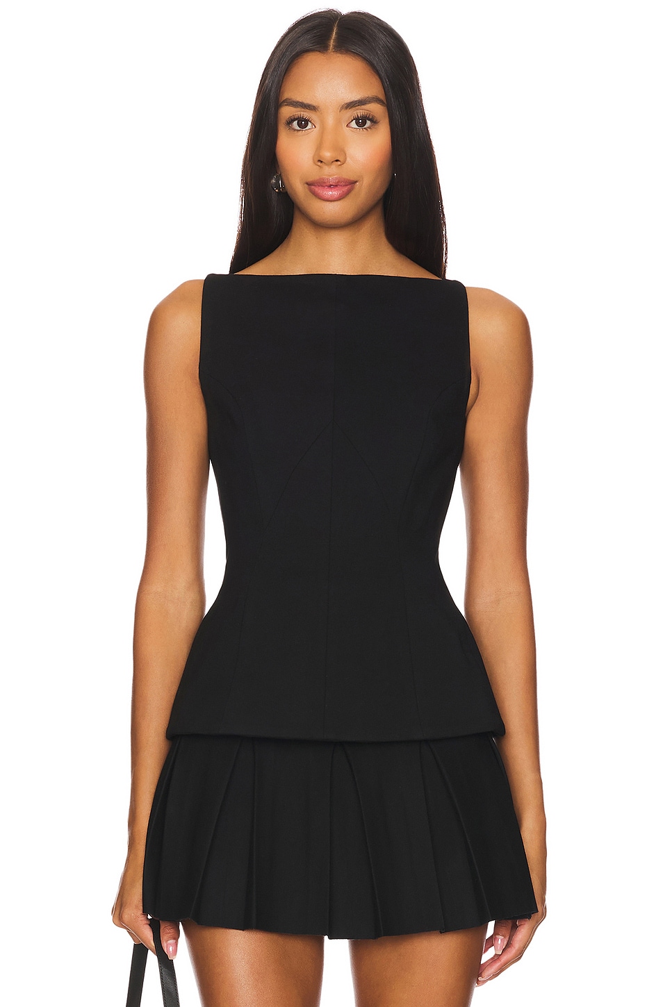 レビュー高評価商品 Simmy NICHOLAS Panelled REVOLVE | Black in Top Bodice Long トップス