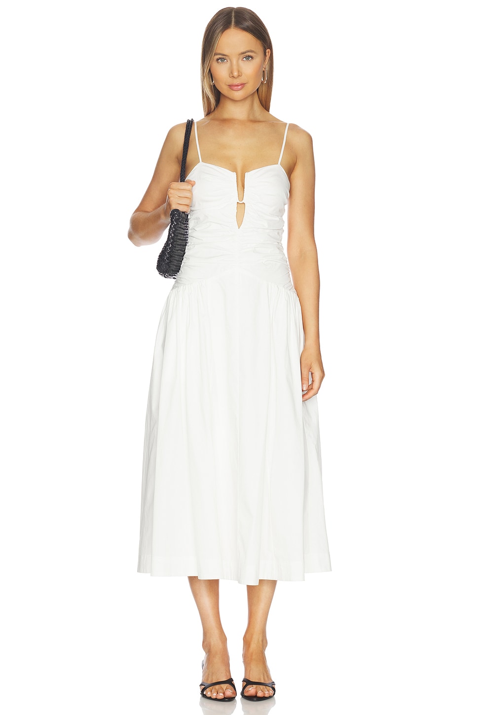 NIA Sawtelle Dress in White | REVOLVE