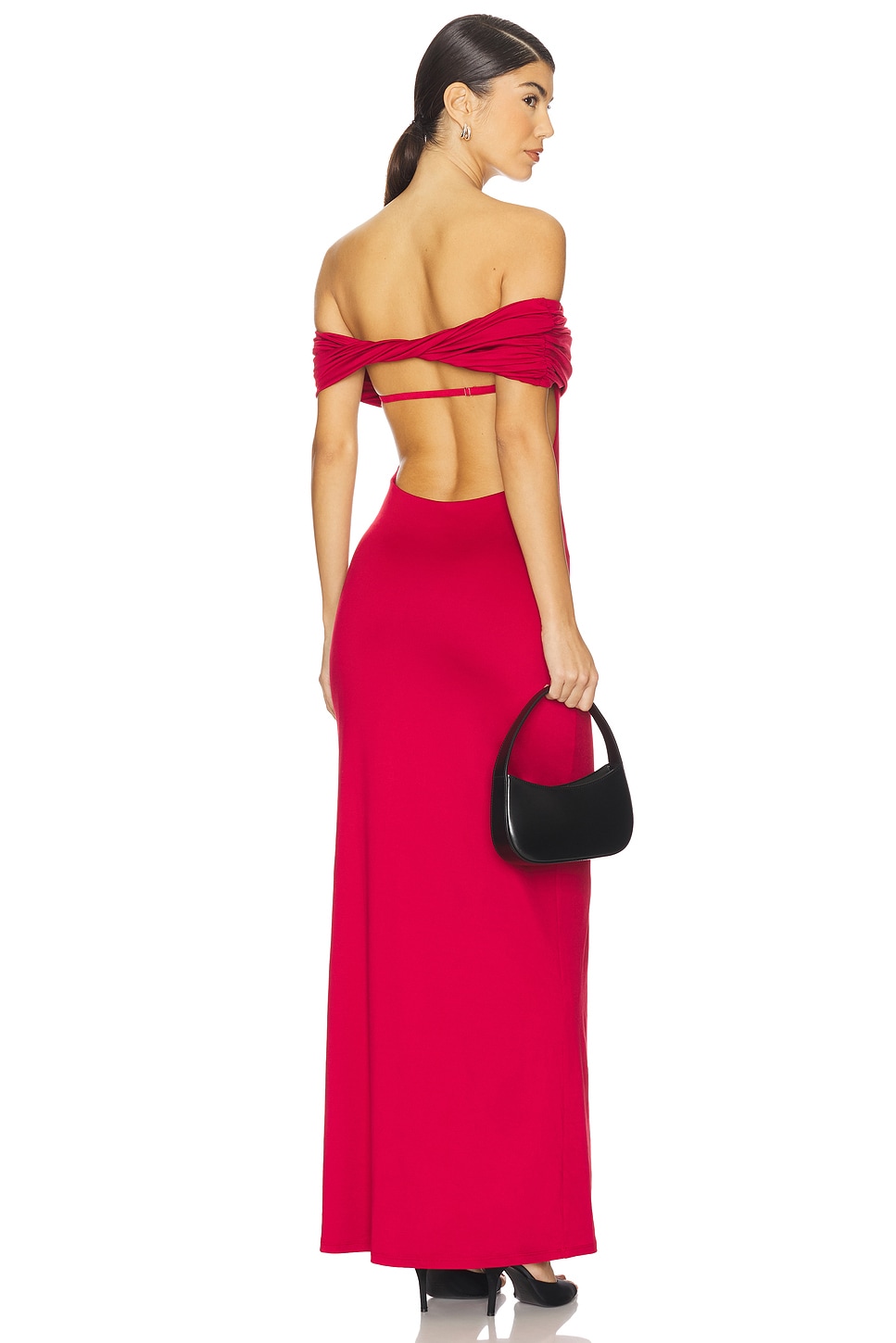 nia red dress Tamia Knit Dress