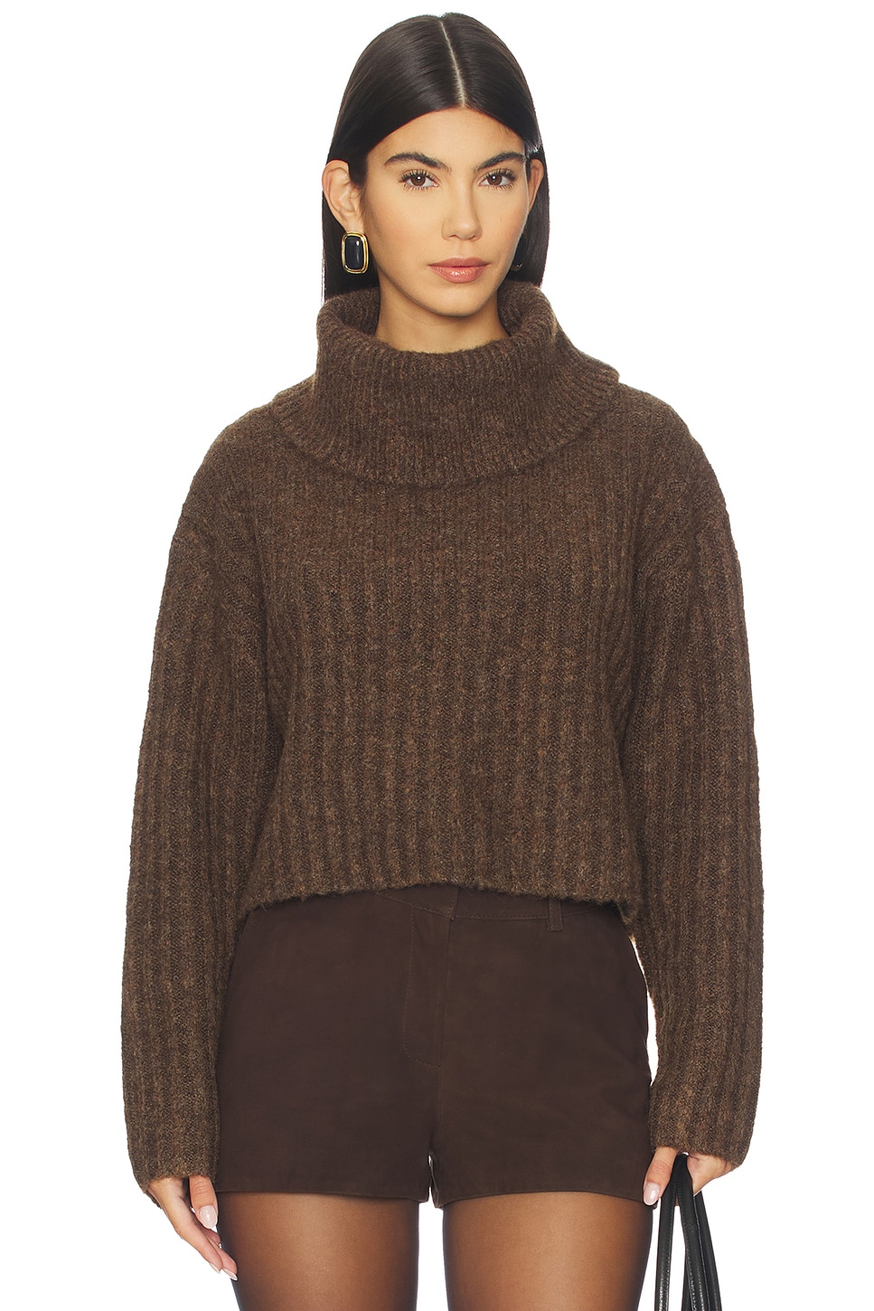 NIA Bruni Sweater in Brown | REVOLVE