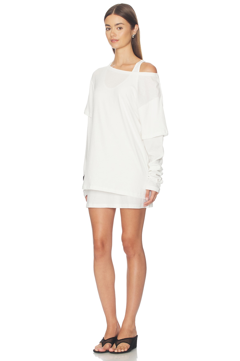Long Sleeve T-shirt Dress - thumbnail 3