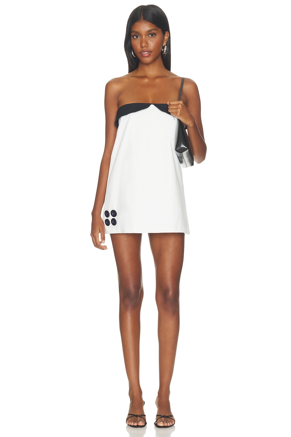 NIIHAI — ПЛАТЬЕ COLLAR BANDEAU · White