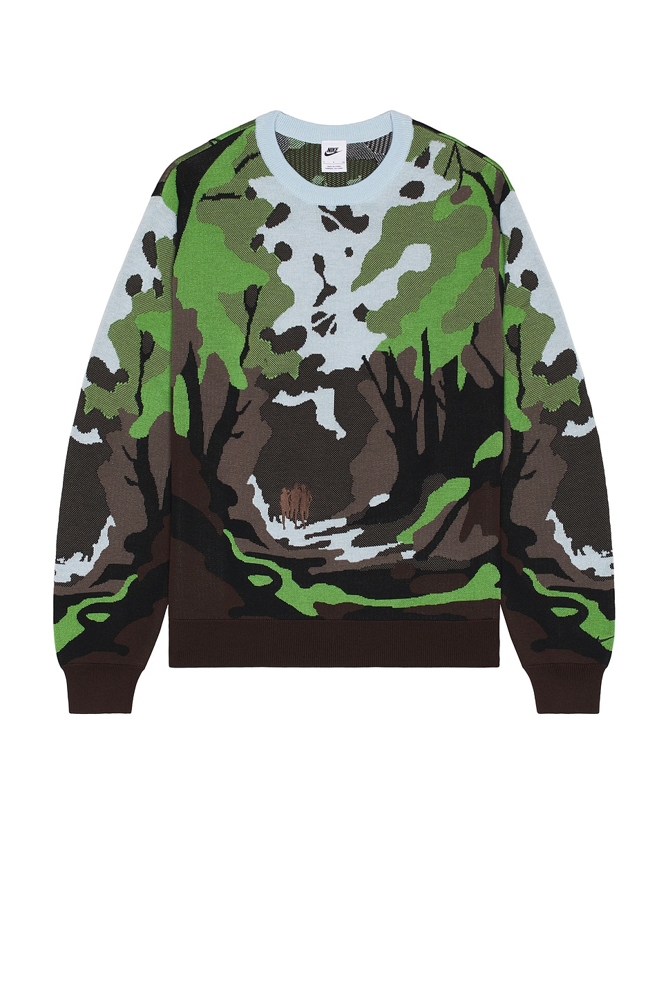 新品　BRIEFING　正規品　CAMO JQ CREW  NECK  KNIT PM-