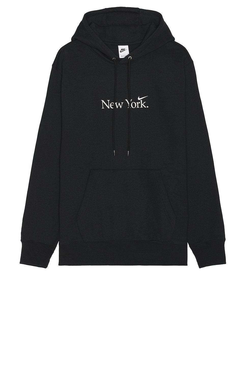 【NIKE】NewYorkYankeesFashionClubMen'sNikeMLBPulloverHoodie Nike Club New York Pullover Hoodie in Black & White | REVOLVE