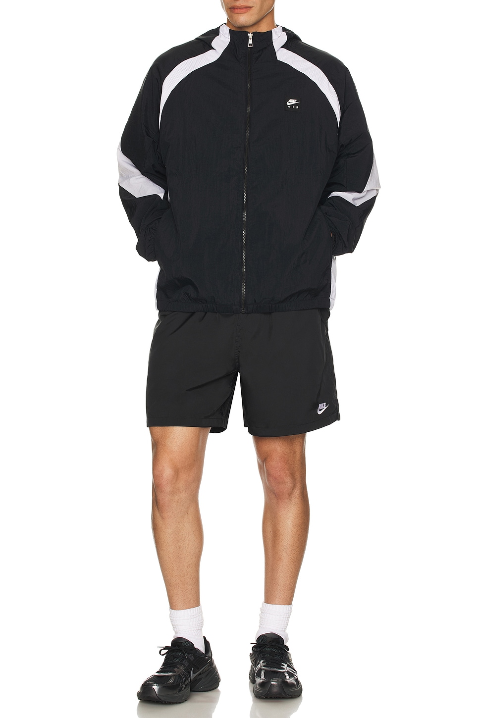ジャージ Nike Full-Zip Woven Jacket White Black Nike Full-Zip Woven Jacket White Black