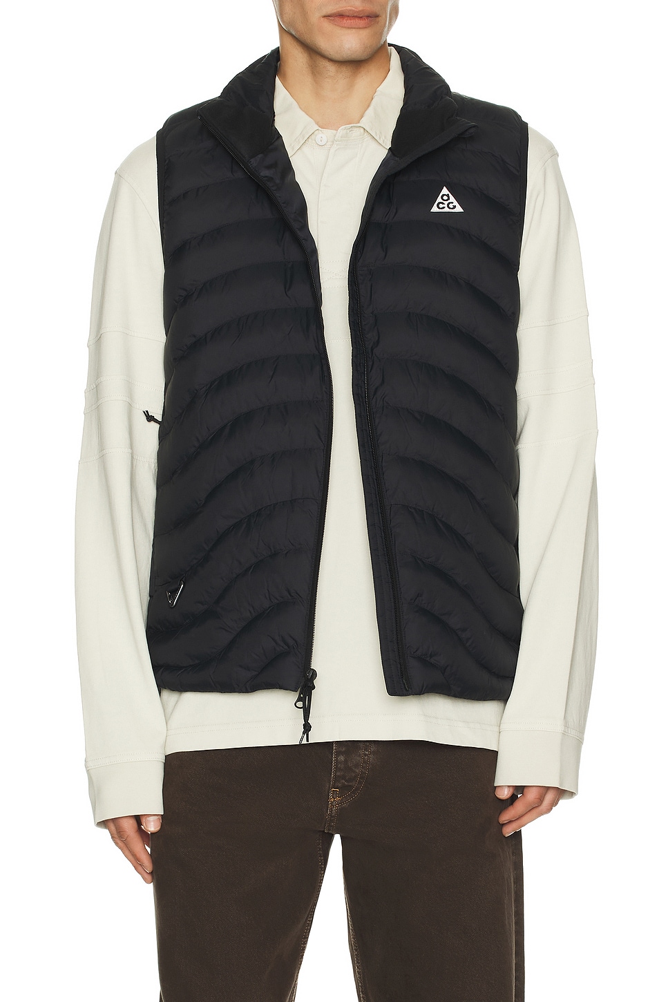 Nike Acg Lava Flow Vest in Black & Summit White | REVOLVE