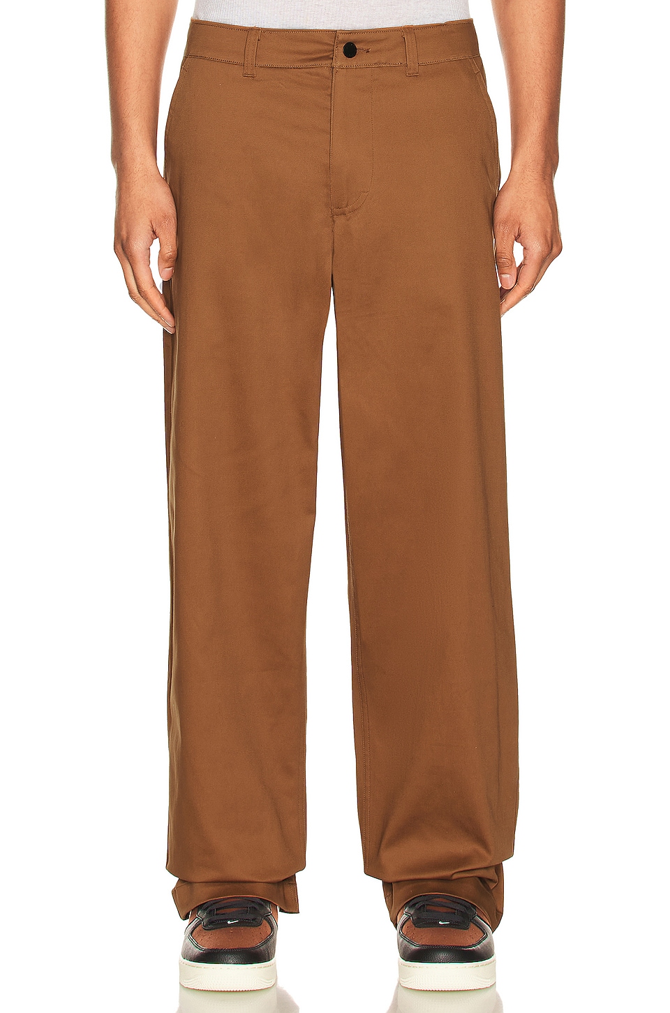 Nike M Nl El Chino Ul in Ale | Brown/White Cotton REVOLVE Pant