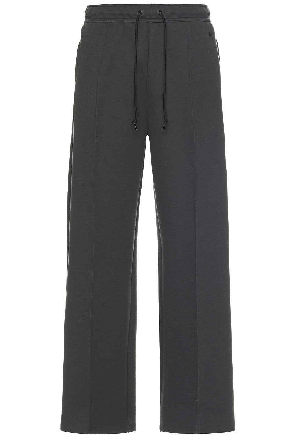 Nike Tech Fleece Wide Leg Pant in Anthracite & Black | REVOLVE