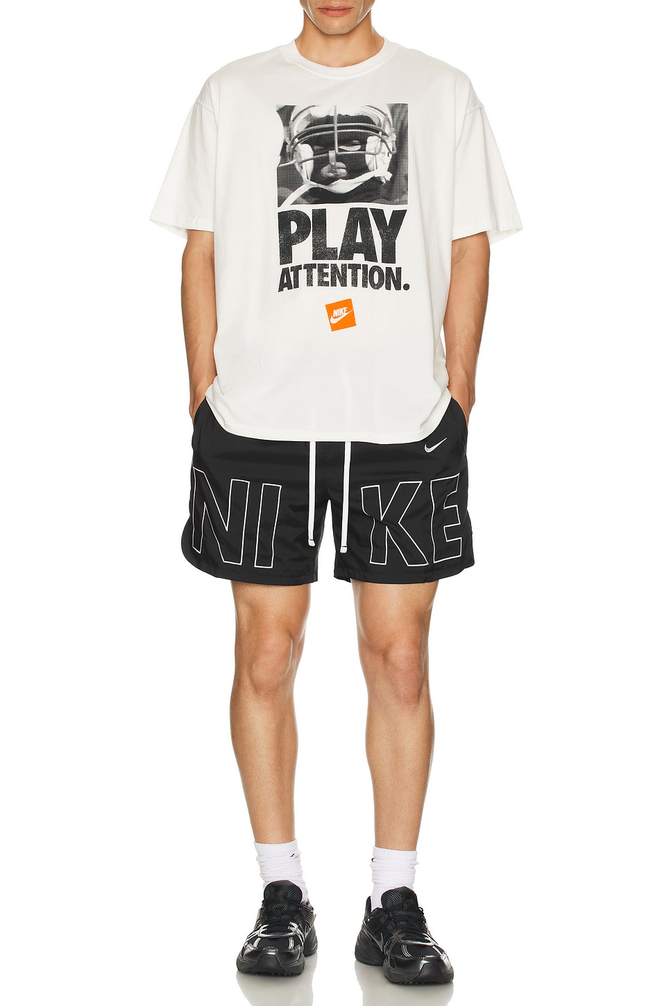 Nsw Max90 Tee in Summit White, Off Noir, P165c - Thumbnail 4