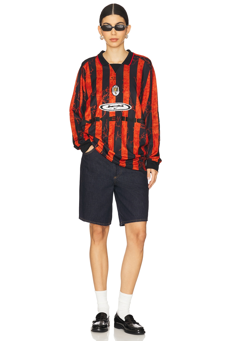 Nike M Nike Air Victory Long Sleeve Jersey in Picante Red