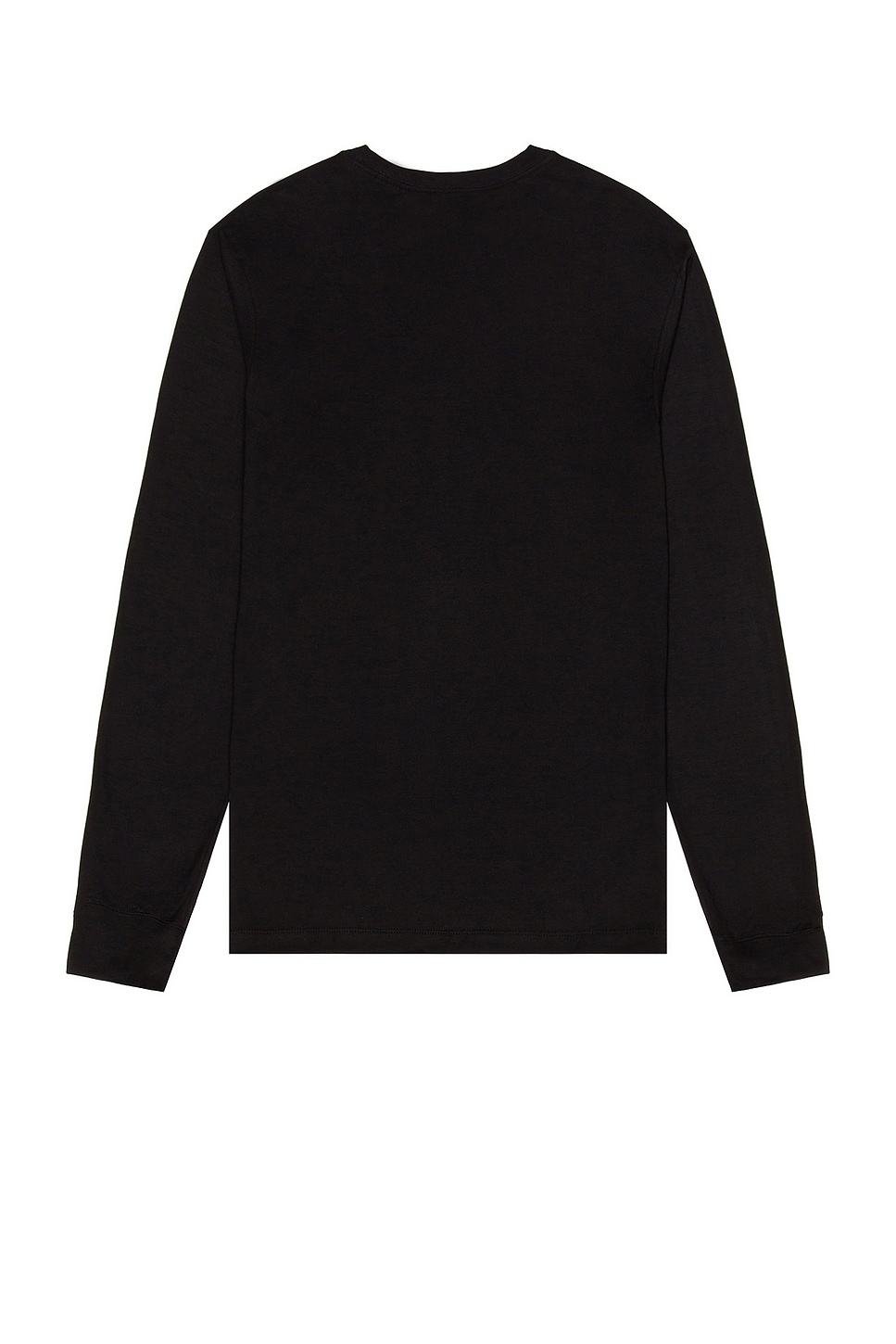 Nike NSW Club Long Sleeve Tee in Black & White