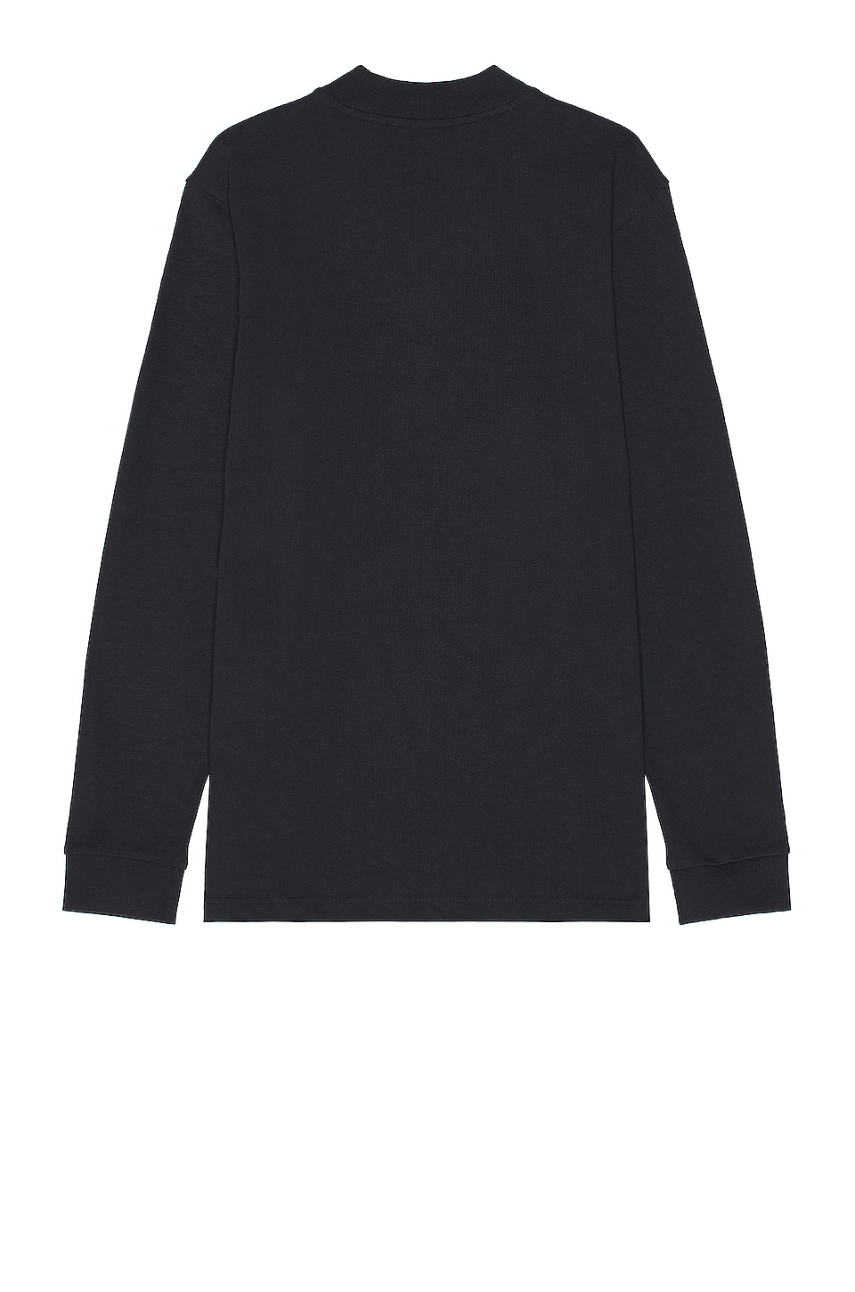 Nike M NL LS MOCK NECK SHIRT in Black